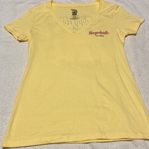 Las Vegas Margaritaville “It’s Happy Hour Somewhere”Yellow Tshirt Woman’s Size L - Picture 7 of 10